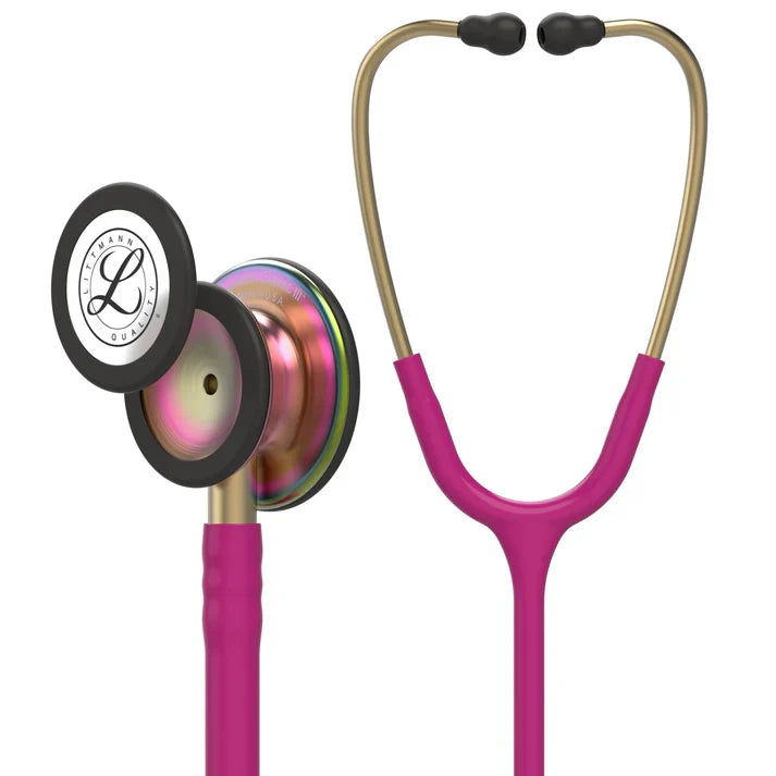 Littmann® Classic III™ Stethoscope – Raspberry / Rainbow Edition | 5806