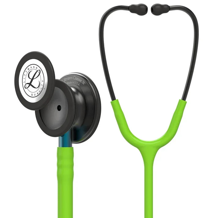 Littmann® Classic III™ Stethoscope – Lime Green / Smoke | 5875